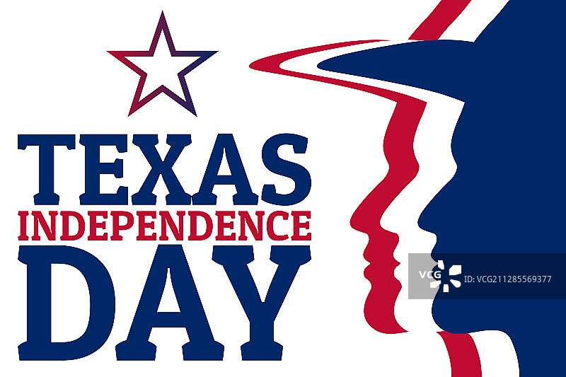 3月2日德克萨斯州独立日假日概念图片素材