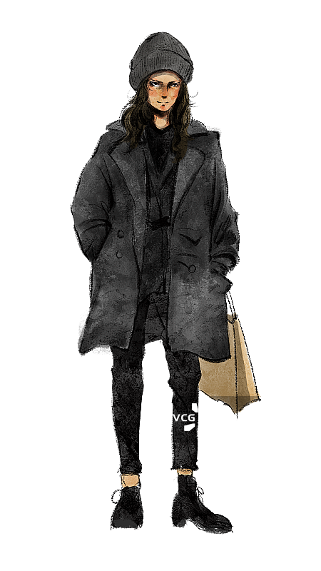 酷女孩图片素材