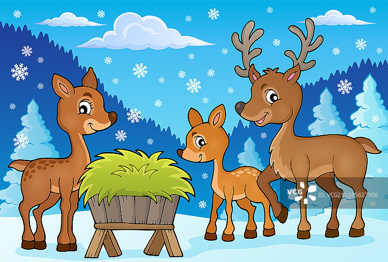 小鹿主题图片1图片素材