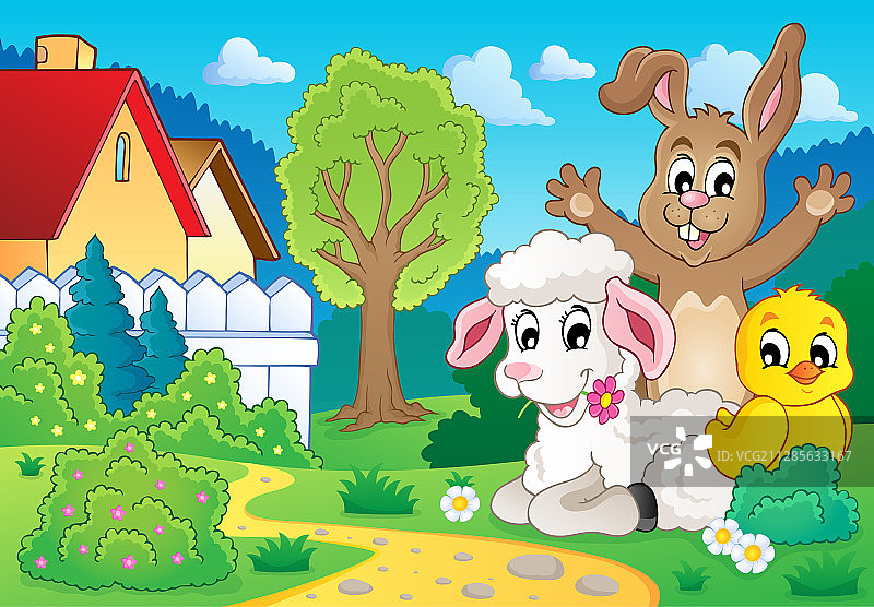 春季动物主题图片2图片素材