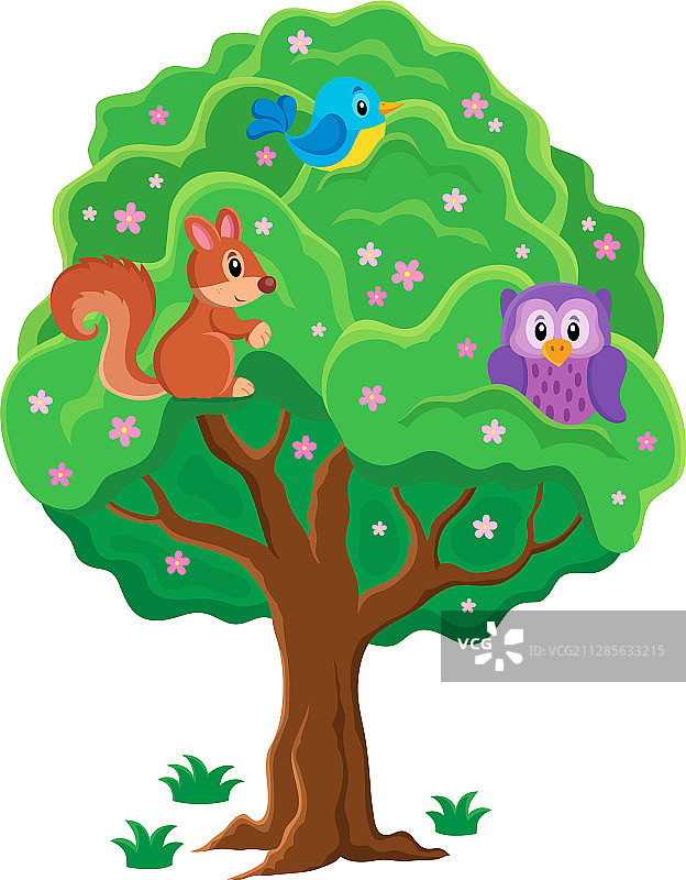 春季树木主题图片1图片素材