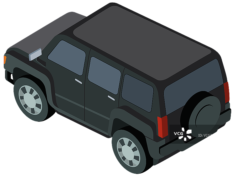 黑色的商务车图片素材