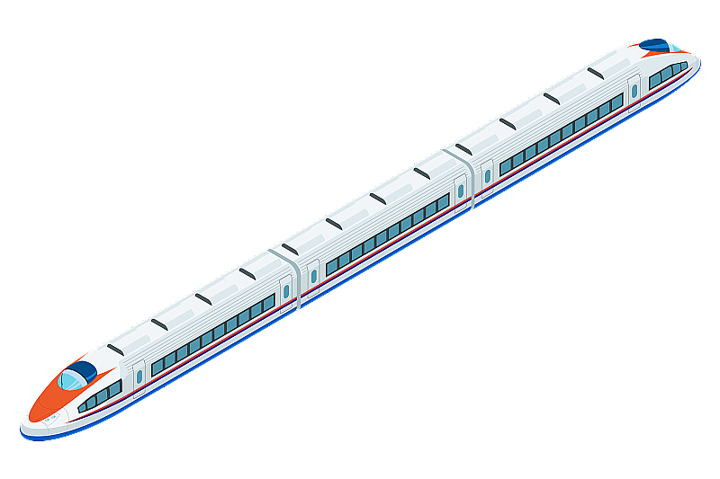 春运途中的火车图片素材