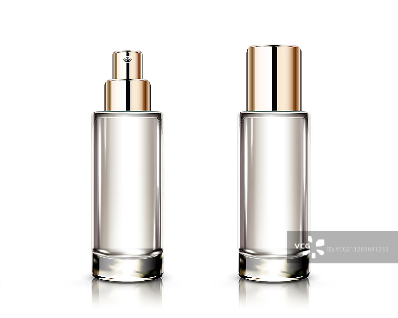 白色喷雾瓶空白素材矢量图片素材