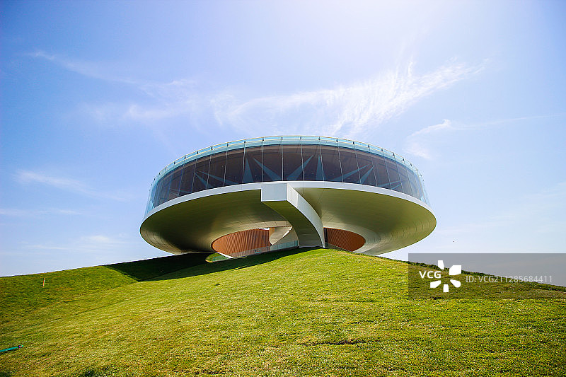 河南郑州北龙湖建筑黑川纪章纪念馆图片素材