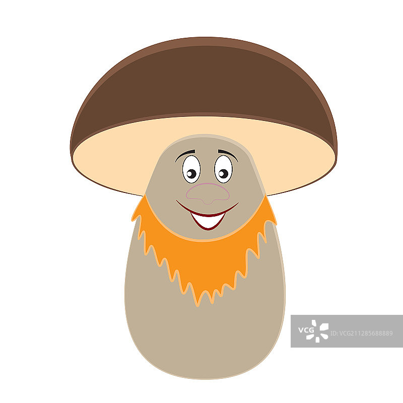 微笑的牛肝菌图片素材