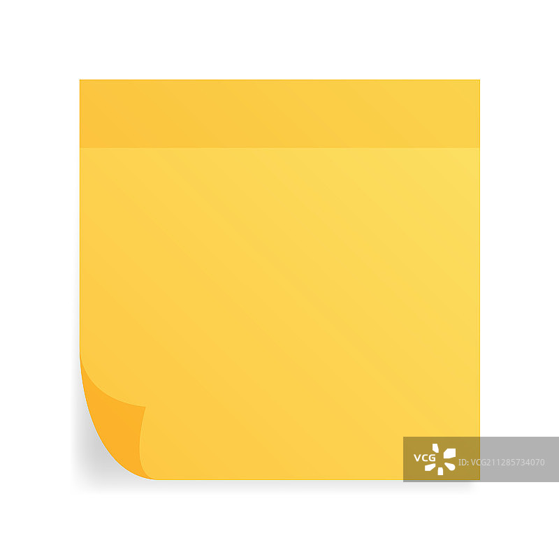 空白方形褶皱便签贴纸样机图片素材