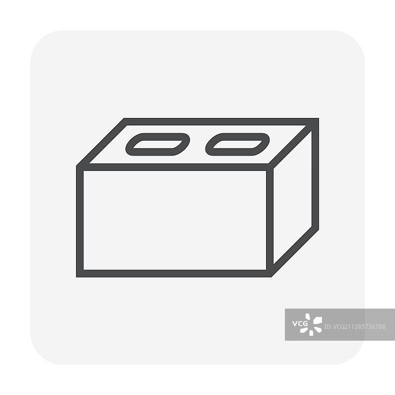 混凝土块图标图片素材