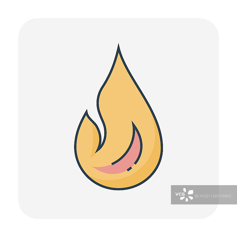 黑色火焰图标图片素材