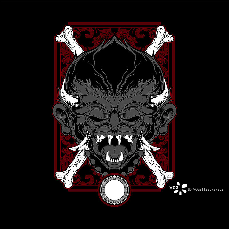 带角的恶魔图片素材