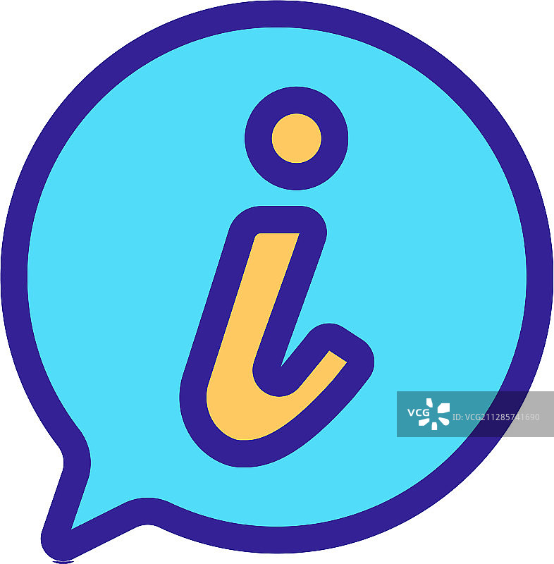 信息提示图标轮廓图片素材