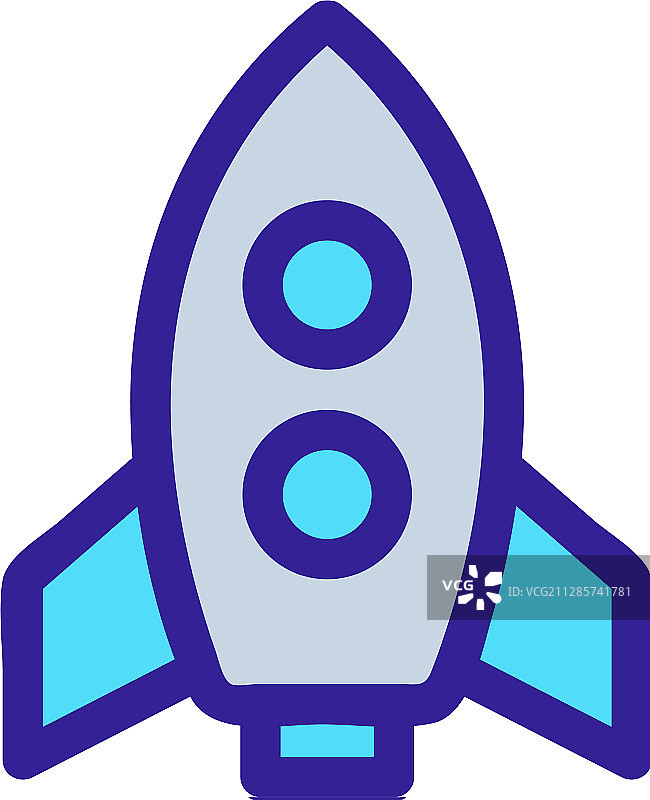 航天飞机轮廓图标图片素材