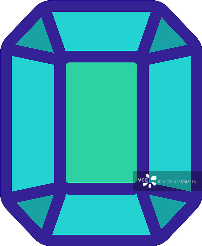 孤立的黄玉图标轮廓符号图片素材