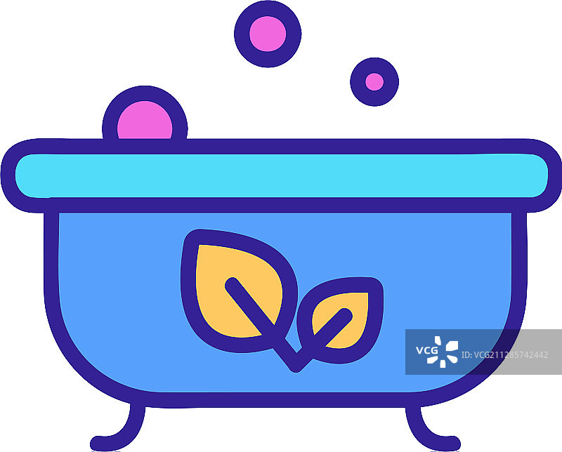 天然洗发水轮廓图标图片素材