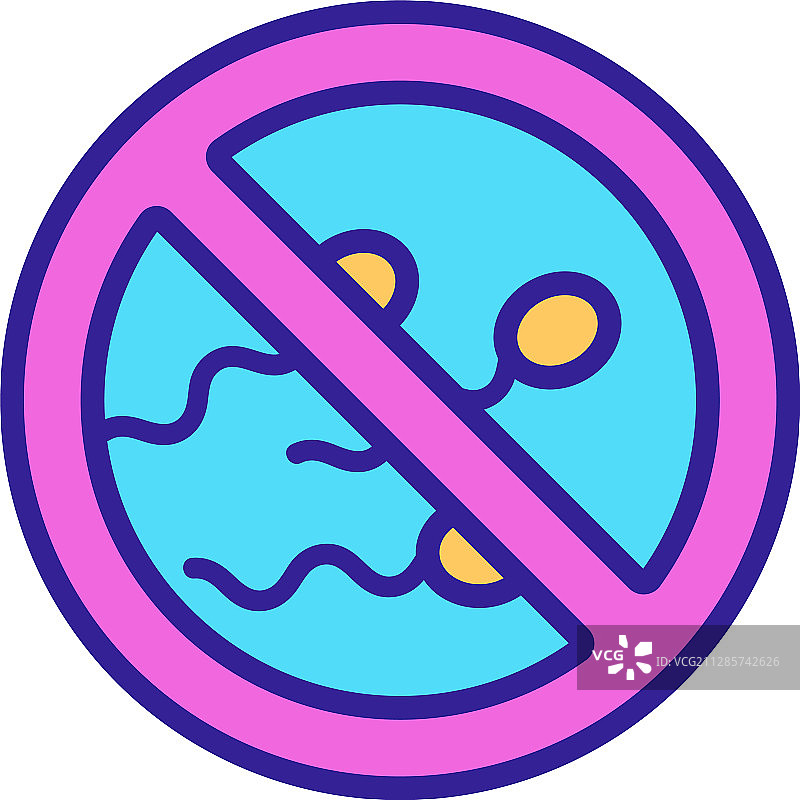 被动精子轮廓图标符号图片素材