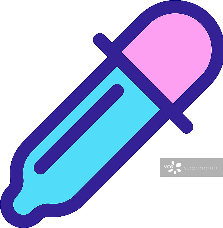 移液器图标轮廓符号图片素材