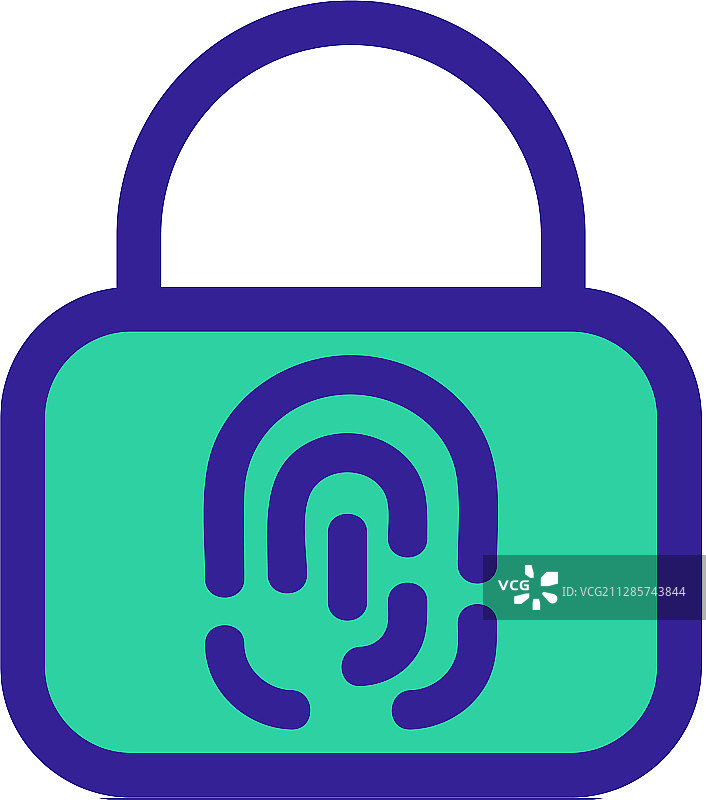 指纹锁图标图片素材