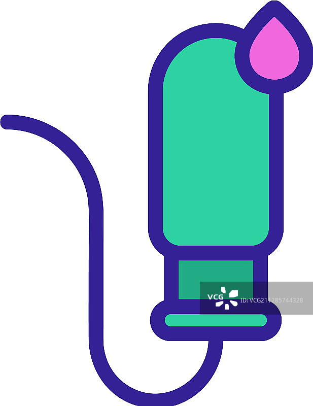 女性卫生棉条轮廓图标图片素材