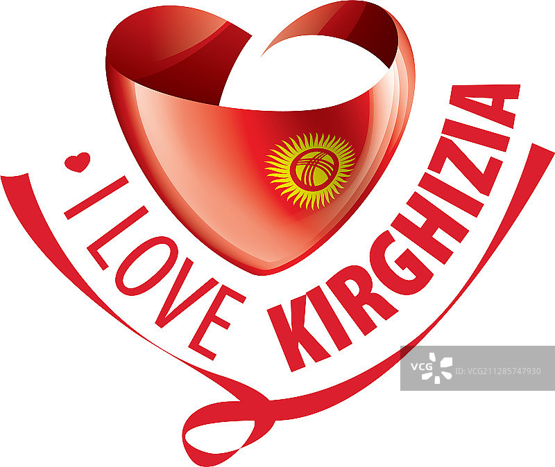 吉尔吉斯斯坦国旗图片素材