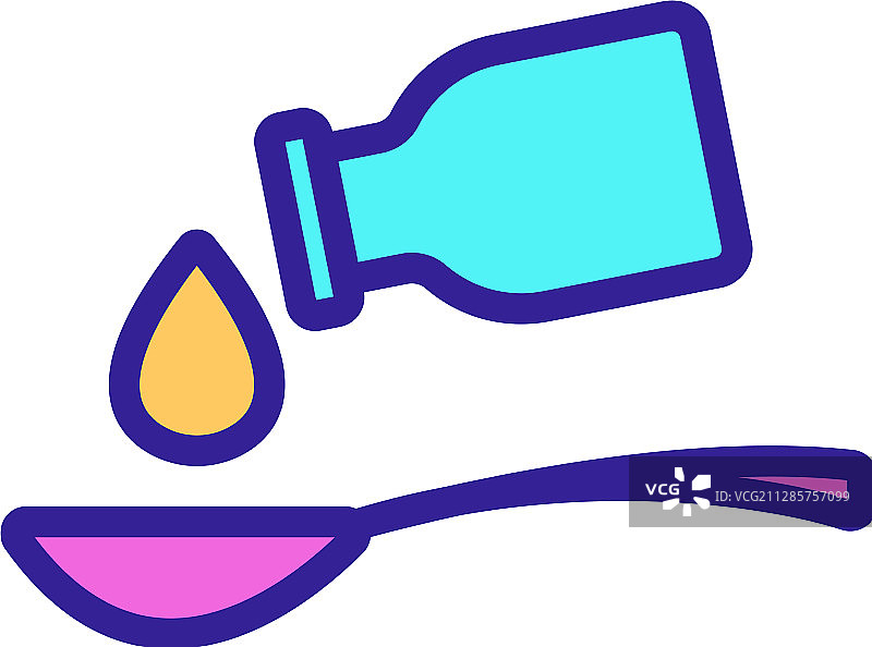 隔离轮廓的剂量药物图标图片素材