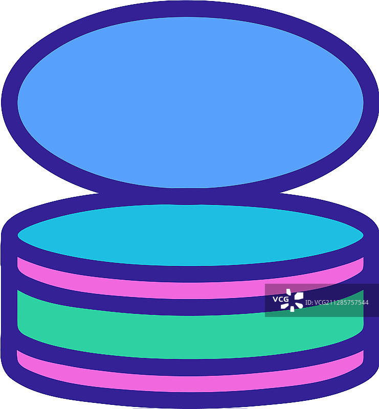 罐装鱼类轮廓剪影图标图片素材