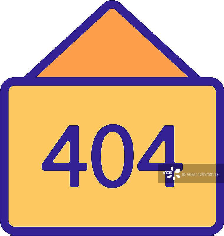 404错误图标隔离轮廓符号图片素材