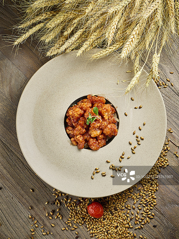 焦熘肉段图片素材