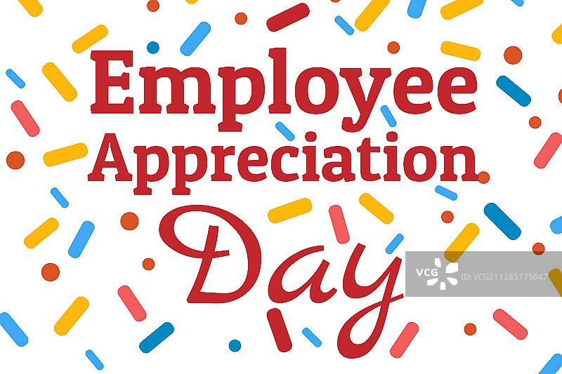 员工感谢日概念图片素材