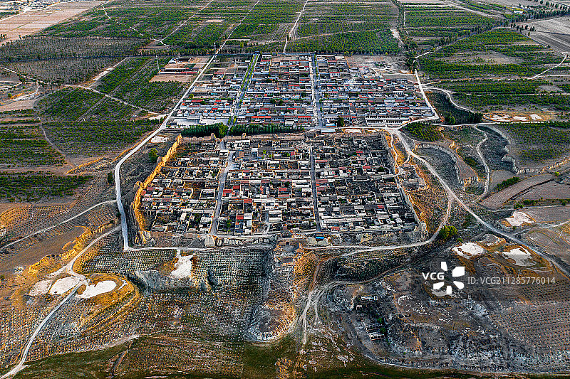 航拍开阳堡图片素材