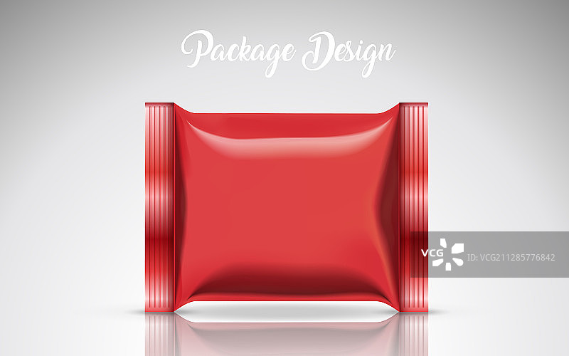 红色饼干包装素材图片素材