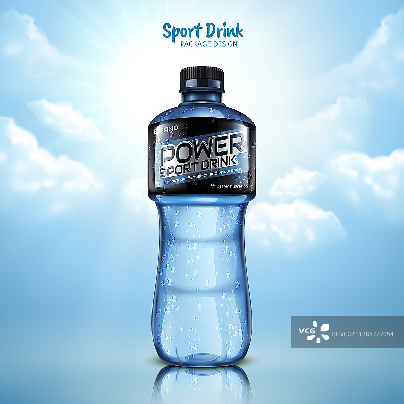 运动饮品空白瓶身图片素材
