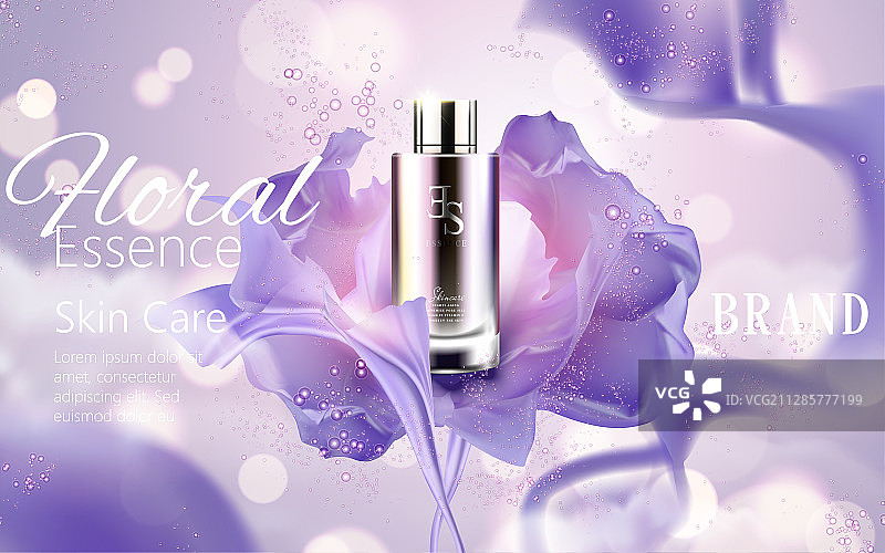 呵护护肤产品广告图片素材