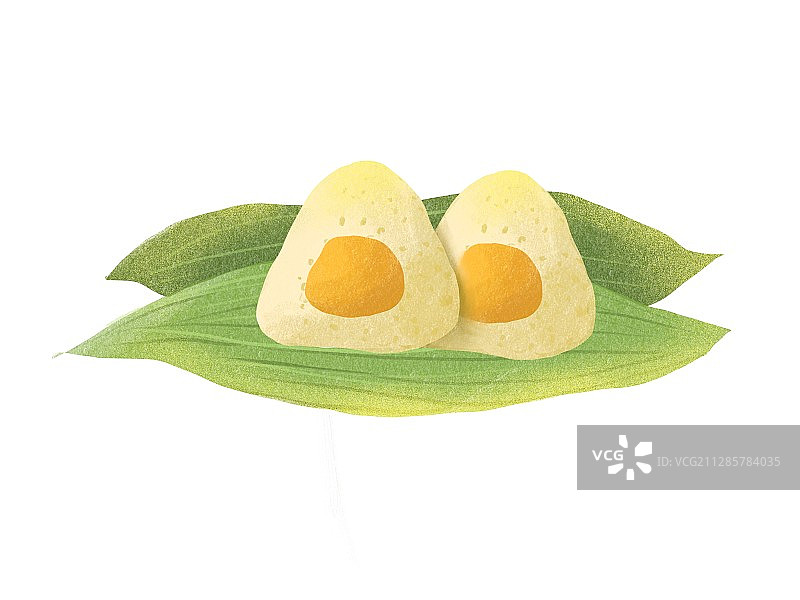 咸蛋黄粽子图片素材