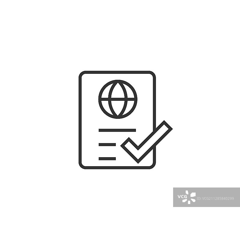 扁平风格的待办事项清单图标，文档清单图片素材