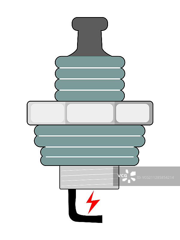 彩色火花塞图片素材