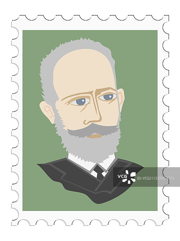 彼得·柴可夫斯基：著名俄罗斯作曲家图片素材