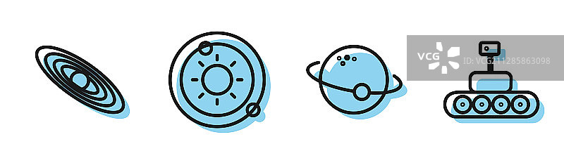 太阳系火星星球合集图片素材