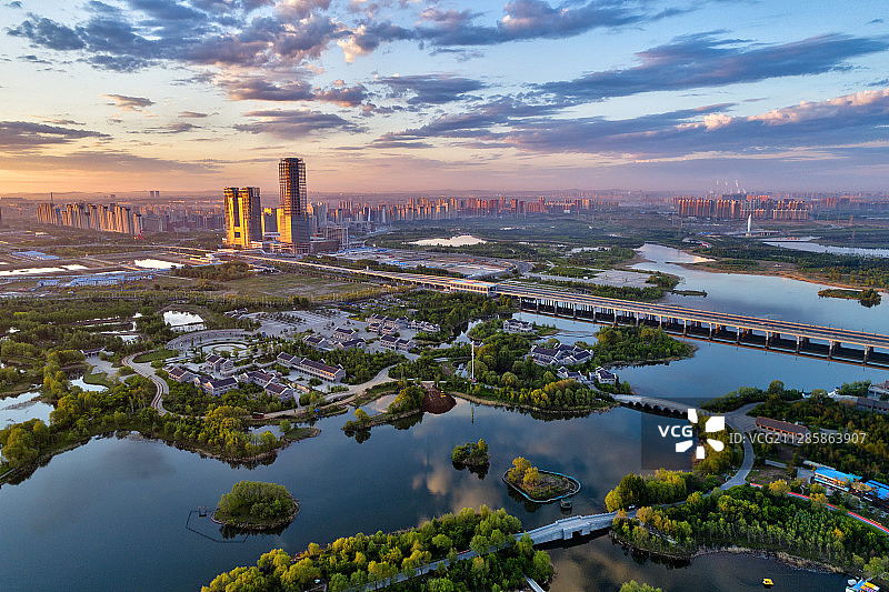 长春北湖湿地公园图片素材