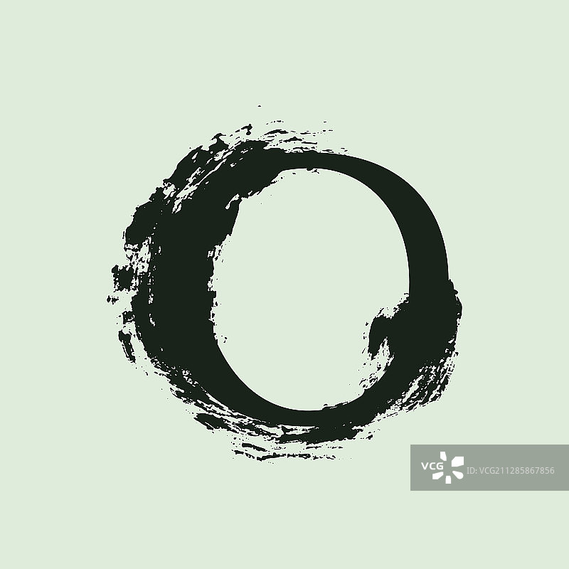 O字母logo定制衬线字体设计图片素材