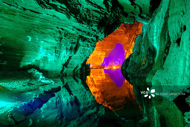 湖北恩施利川腾龙洞图片素材