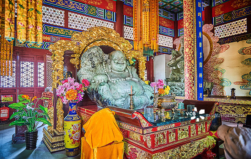 鞍山玉佛苑弥勒佛玉佛图片素材