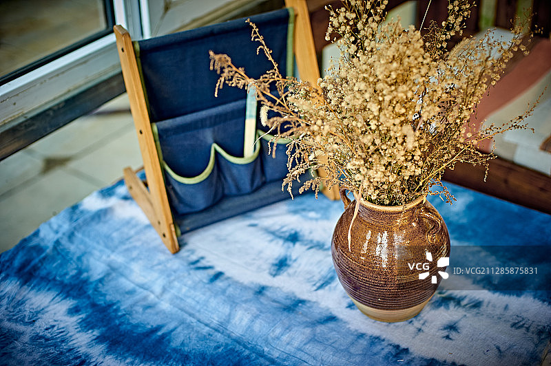 蓝染印染图片素材