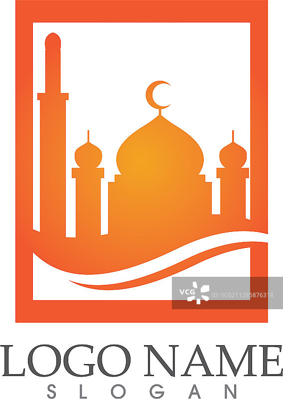 清真寺穆斯林图标设计图片素材