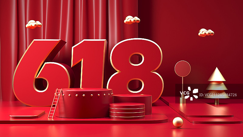 618产品展台背景图片素材