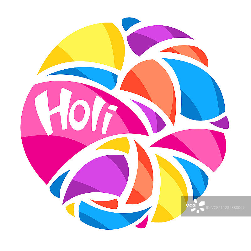 洒红节彩色背景图片素材