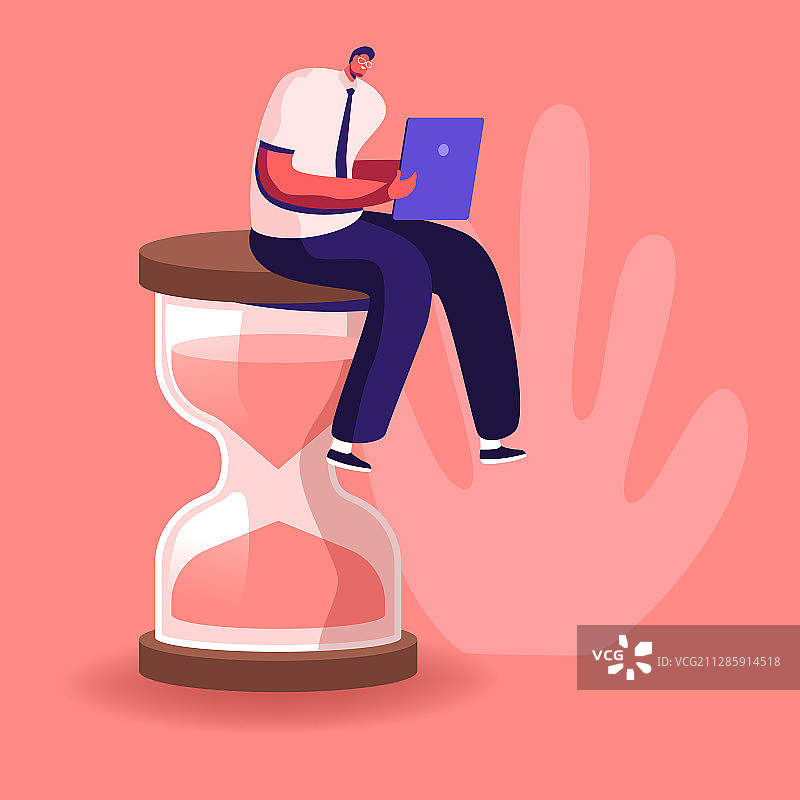 业务流程概念中的拖延图片素材