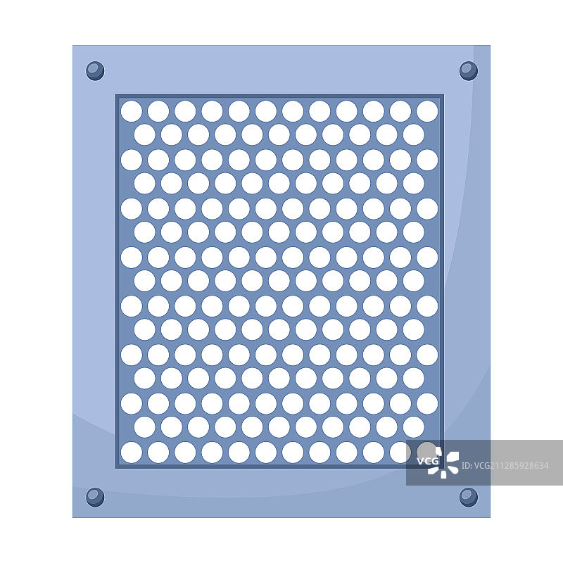 通风栅格卡通图标图片素材