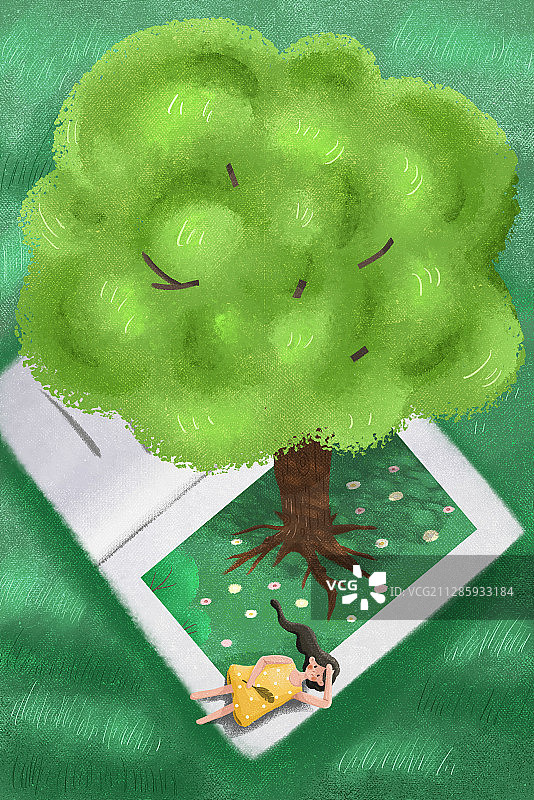 书中的大树图片素材