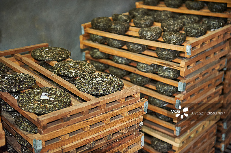 手工制作普洱茶图片素材
