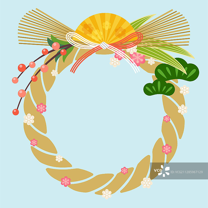 日本新年门松图片素材